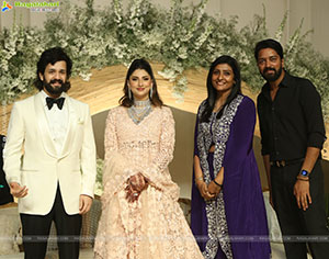 Akhil Akkineni and Zainab Ravdjee's Wedding Reception