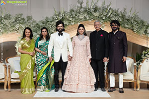 Akhil Akkineni and Zainab Ravdjee's Wedding Reception