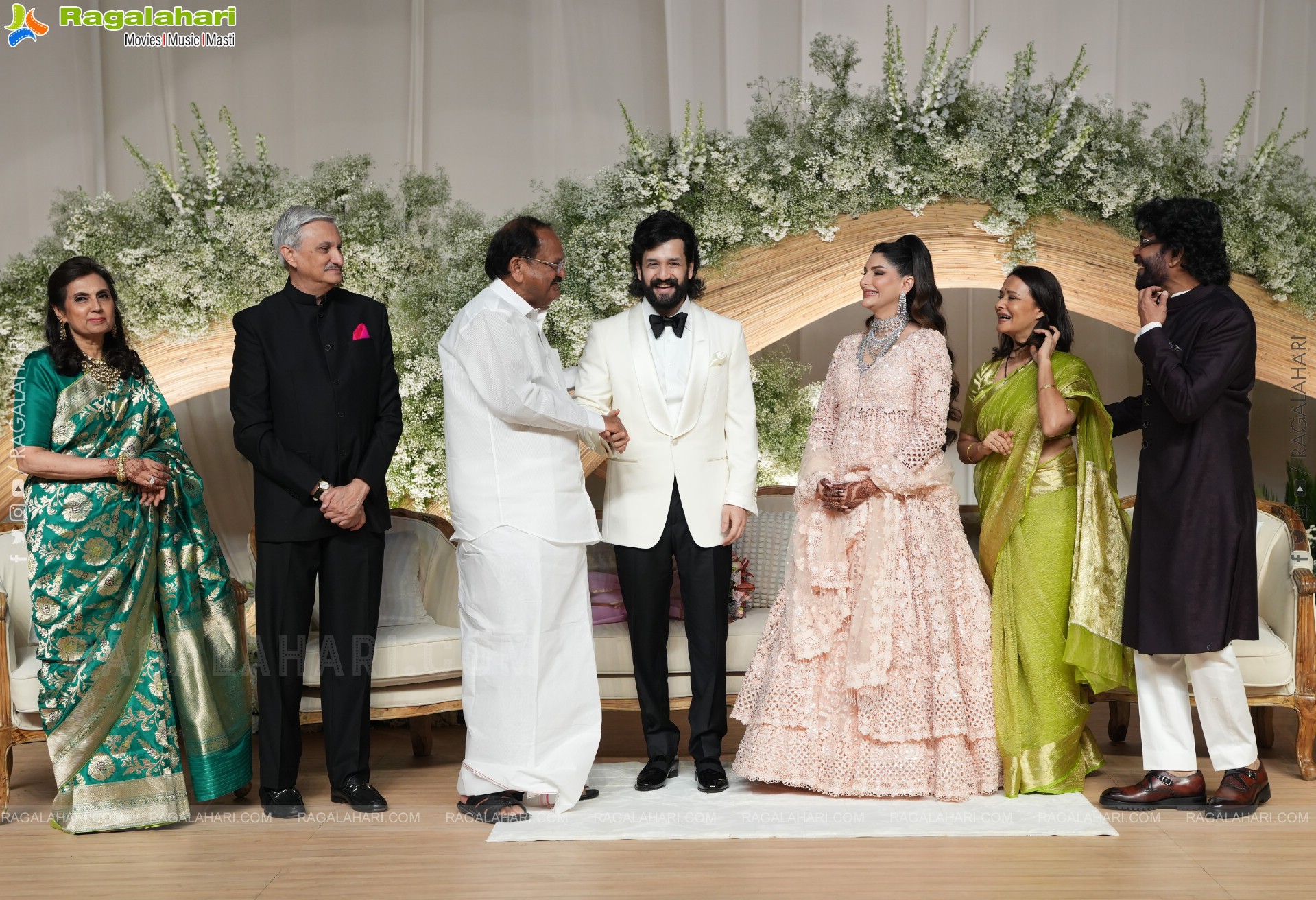 Akhil Akkineni and Zainab Ravdjee's Wedding Reception