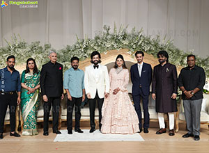 Akhil Akkineni and Zainab Ravdjee's Wedding Reception