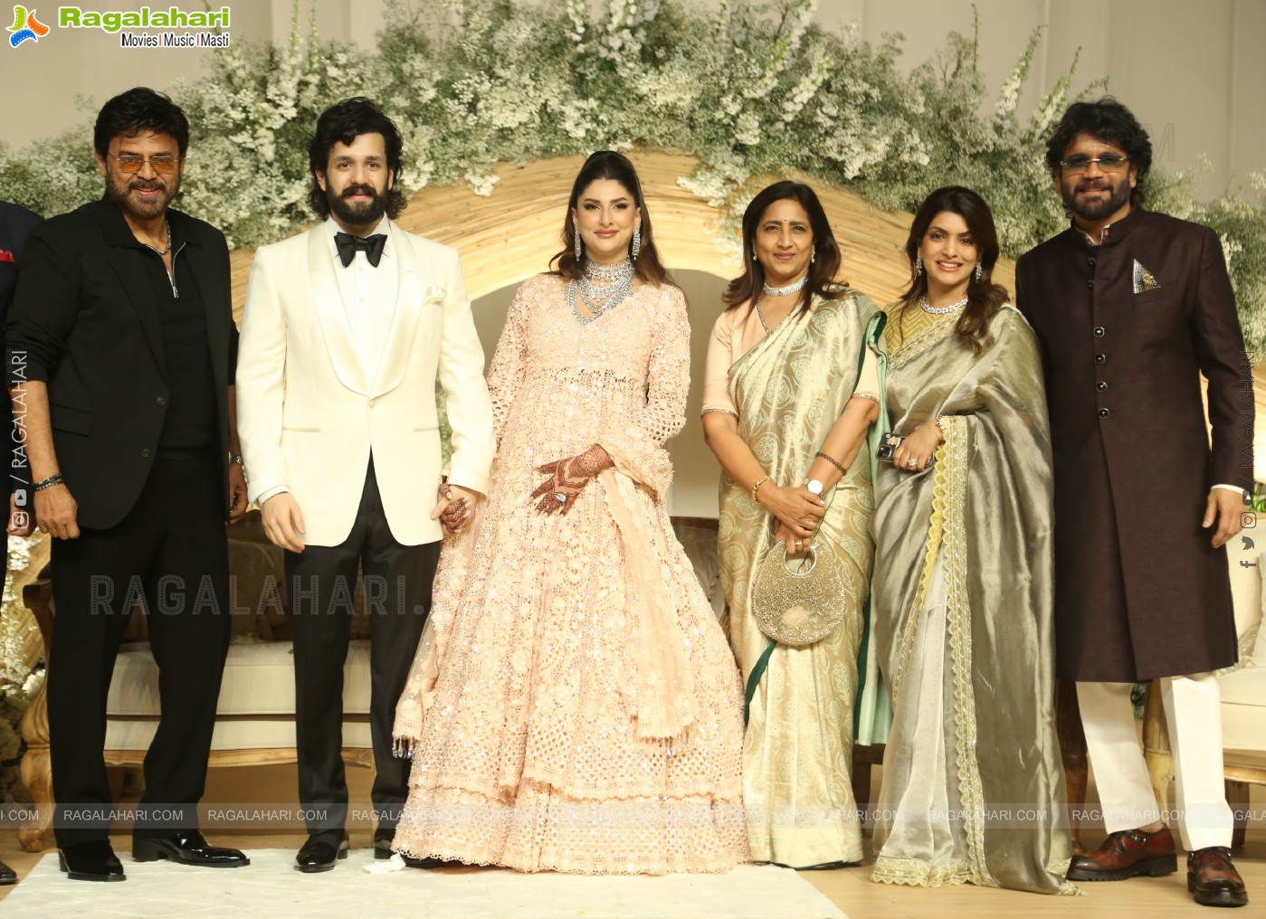 Akhil Akkineni and Zainab Ravdjee's Wedding Reception