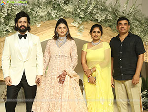 Akhil Akkineni and Zainab Ravdjee's Wedding Reception