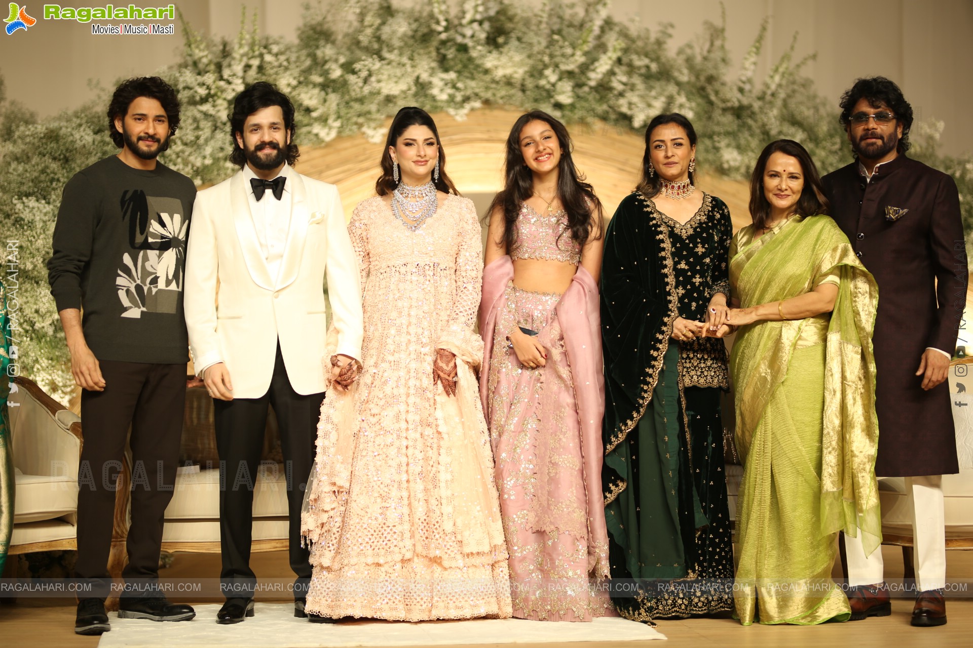 Akhil Akkineni and Zainab Ravdjee's Wedding Reception