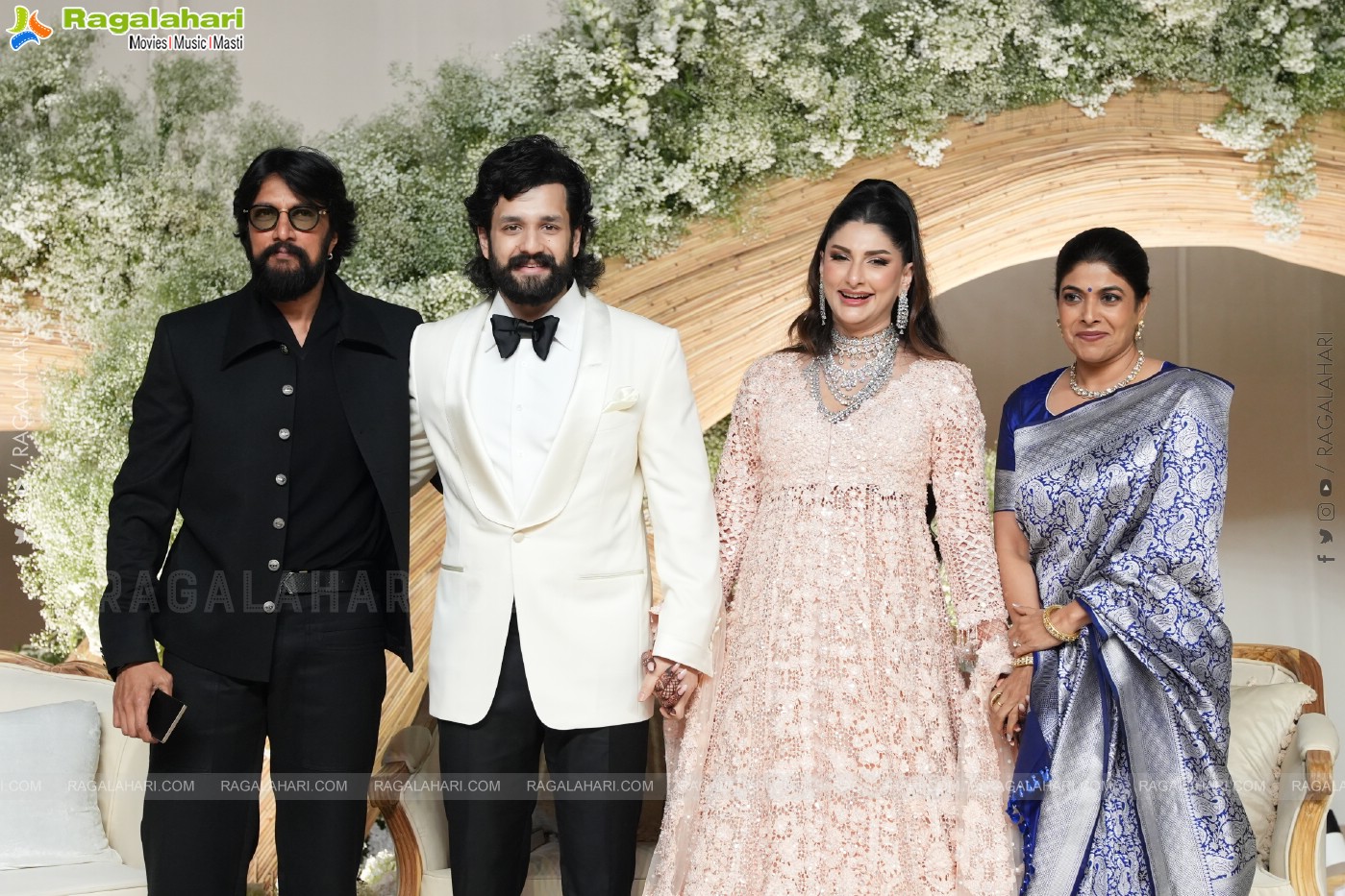 Akhil Akkineni and Zainab Ravdjee's Wedding Reception