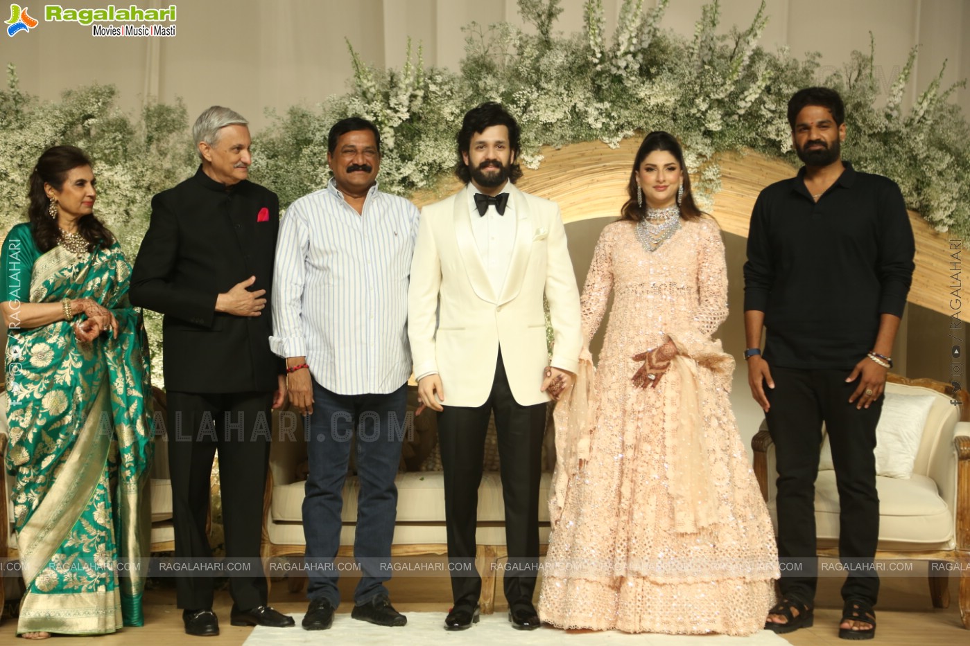 Akhil Akkineni and Zainab Ravdjee's Wedding Reception