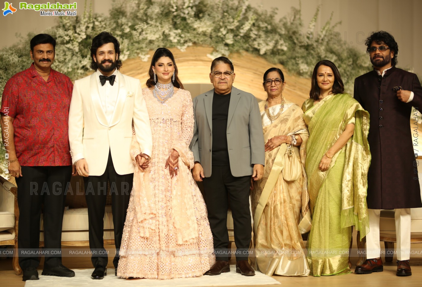 Akhil Akkineni and Zainab Ravdjee's Wedding Reception