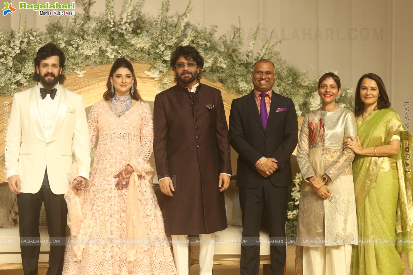 Akhil Akkineni and Zainab Ravdjee's Wedding Reception