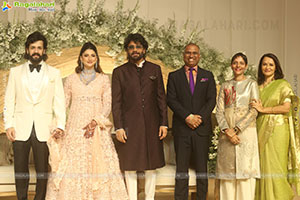 Akhil Akkineni and Zainab Ravdjee's Wedding Reception