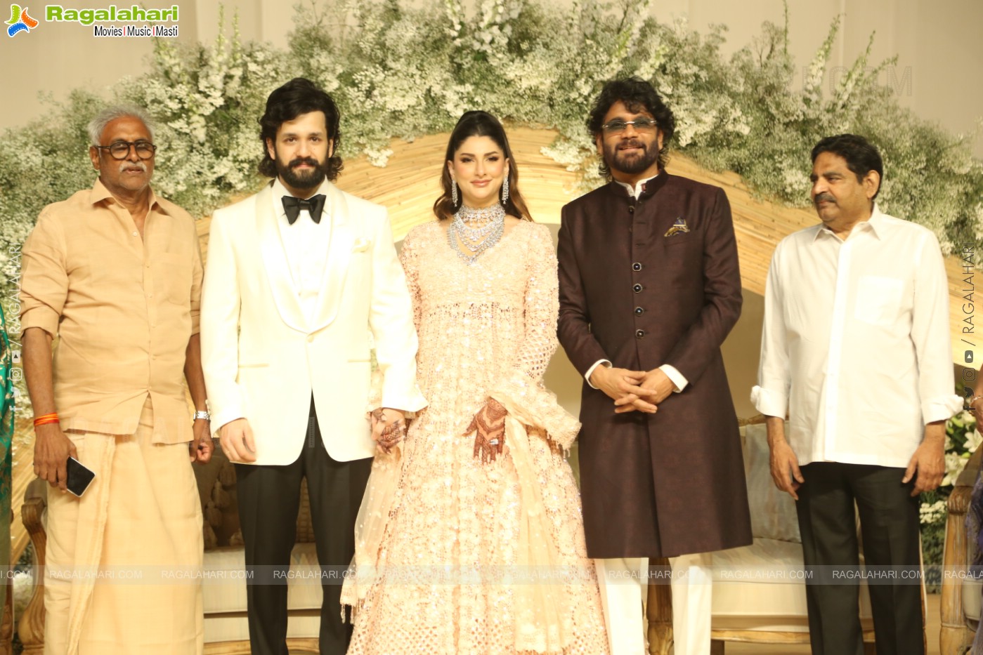 Akhil Akkineni and Zainab Ravdjee's Wedding Reception