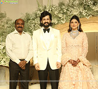 Akhil Akkineni and Zainab Ravdjee's Wedding Reception