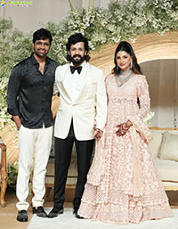 Akhil Akkineni and Zainab Ravdjee's Wedding Reception