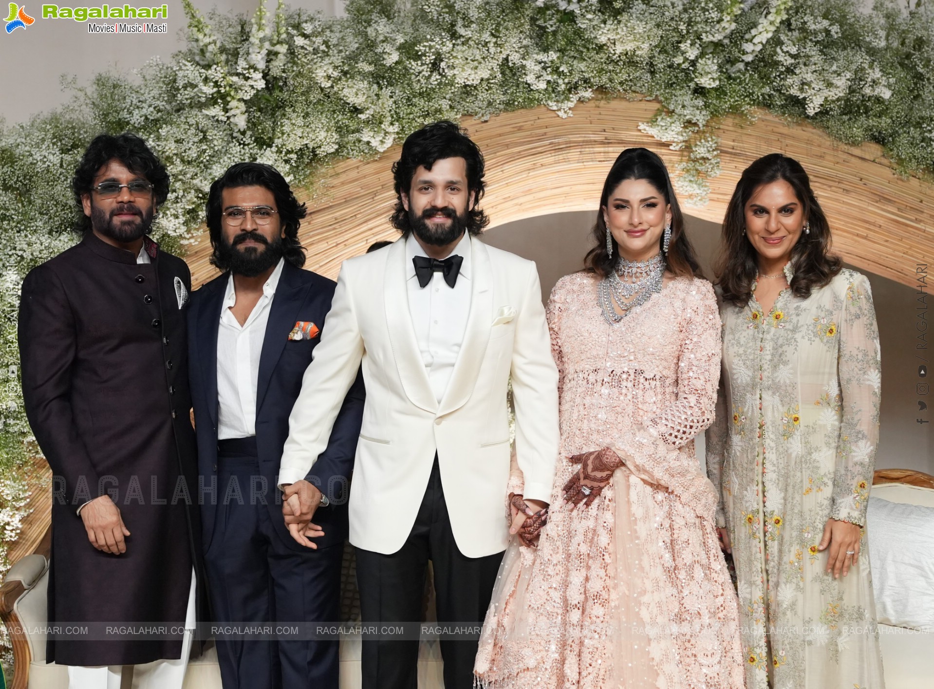 Akhil Akkineni and Zainab Ravdjee's Wedding Reception