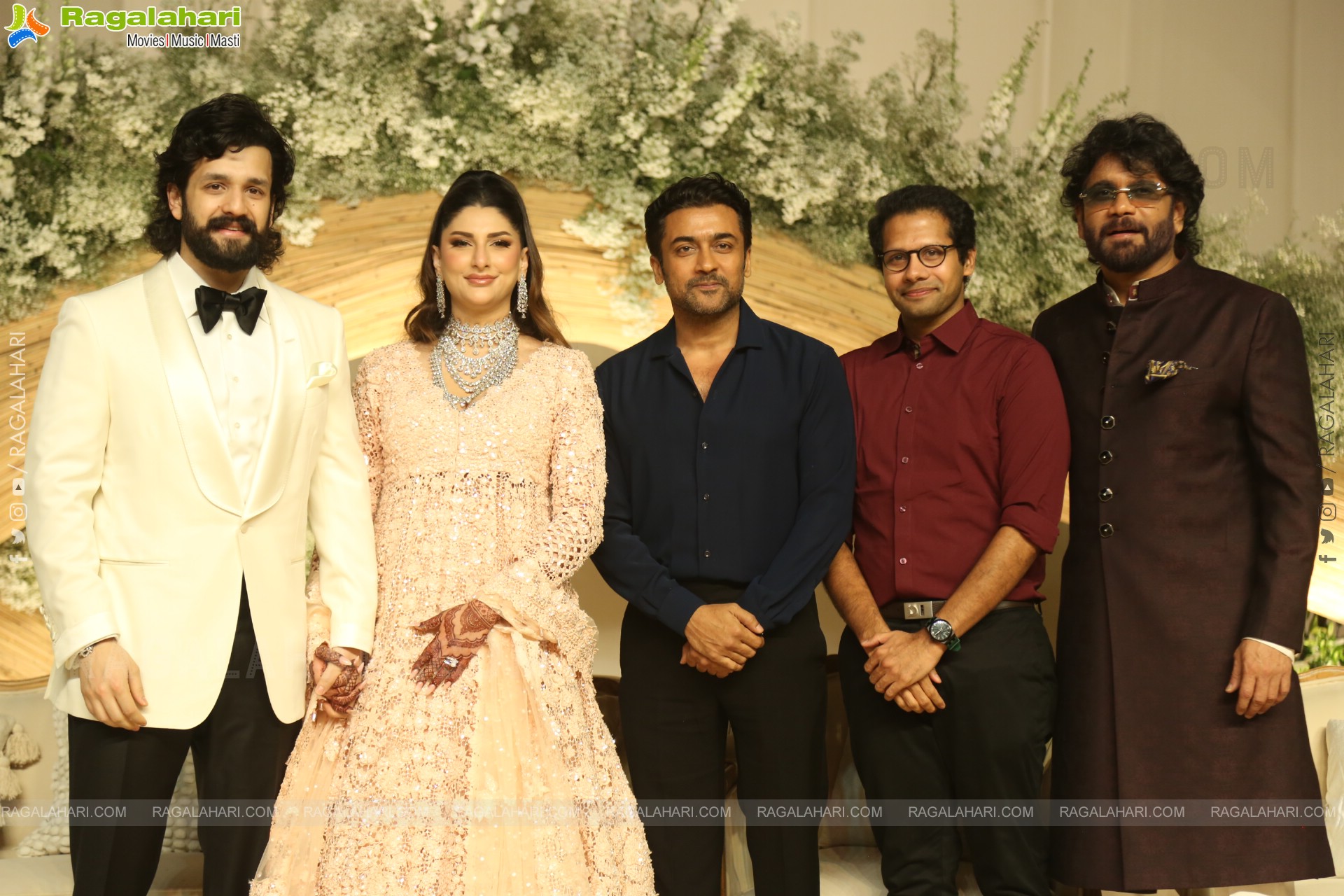 Akhil Akkineni and Zainab Ravdjee's Wedding Reception