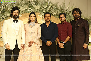 Akhil Akkineni and Zainab Ravdjee's Wedding Reception