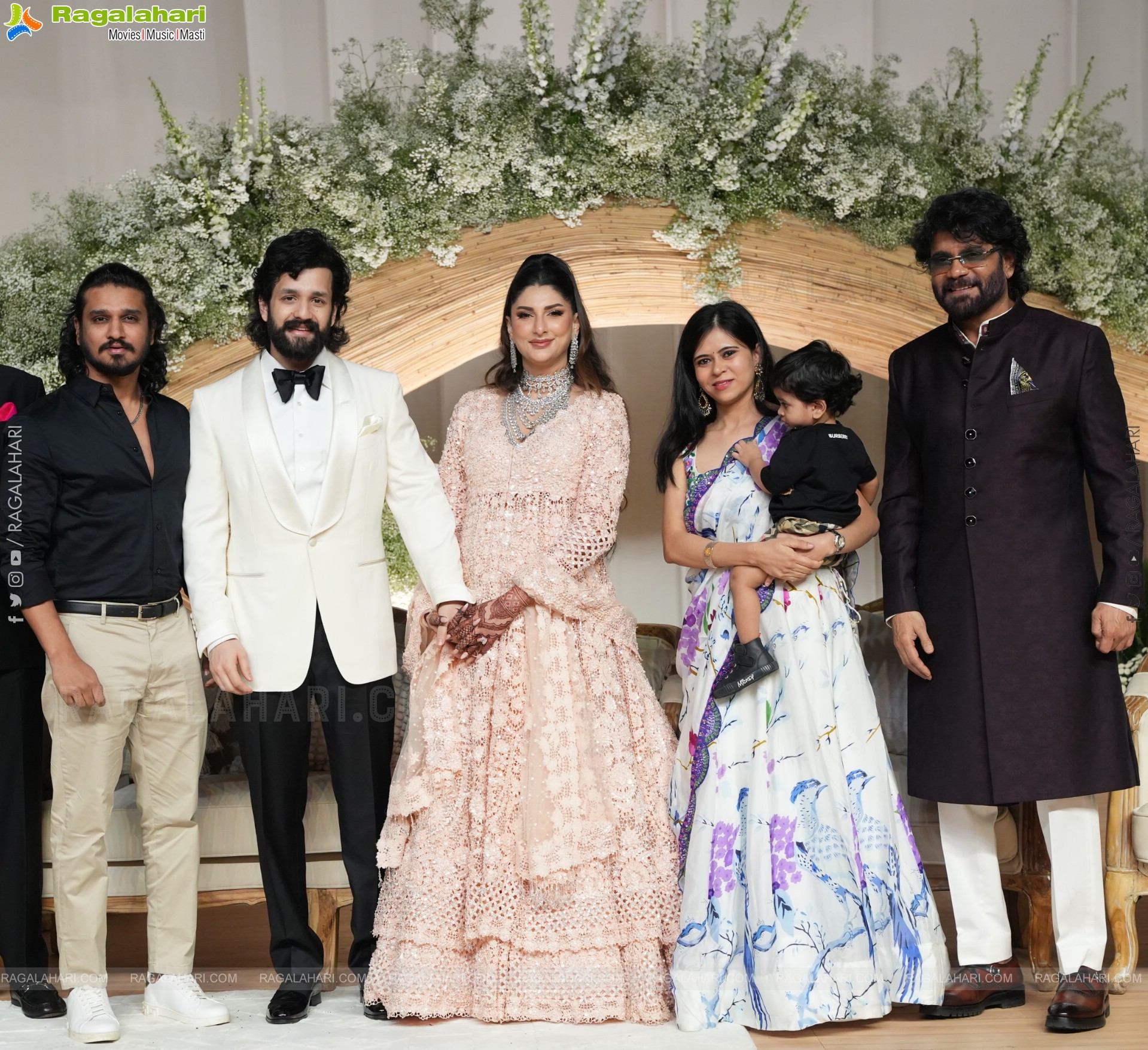 Akhil Akkineni and Zainab Ravdjee's Wedding Reception