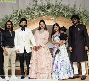 Akhil Akkineni and Zainab Ravdjee's Wedding Reception