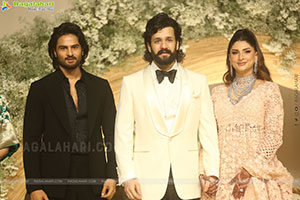 Akhil Akkineni and Zainab Ravdjee's Wedding Reception