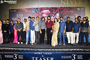 Satya Dev's Rao Bahadur Movie More Than A Teaser Launch Even