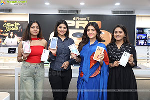 Rashi Singh Launch Apple Days at Bajaj Electronics Store