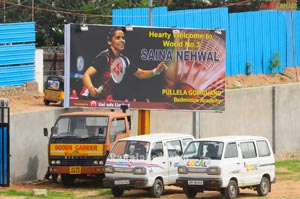 Gopichand Academy Welcomes Saina Nehwal