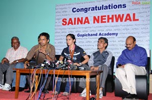 Gopichand Academy Welcomes Saina Nehwal