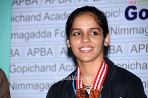 Gopichand Academy Welcomes Saina Nehwal