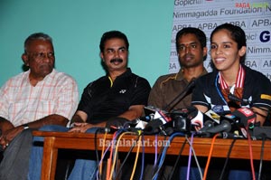 Gopichand Academy Welcomes Saina Nehwal