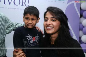 Anushka at Cancer Hospital