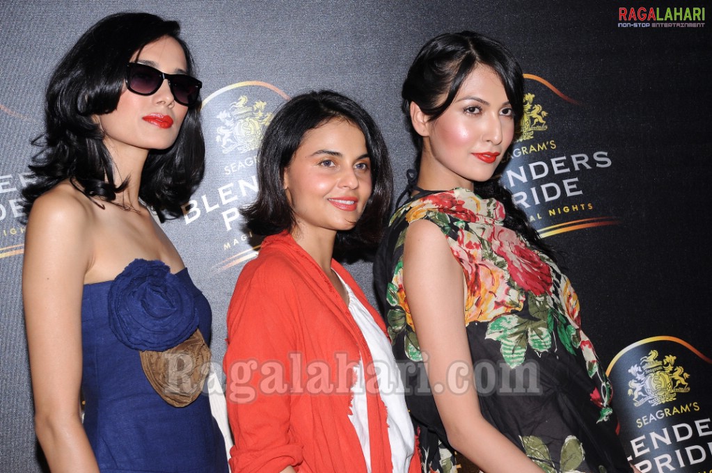 Blenders Pride Fashion Show at Spoil Pub, Hyderabad