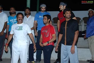 Tollywood Stars Practice Cricket