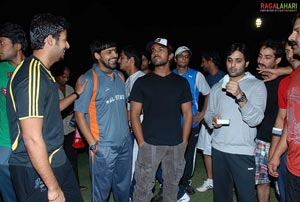 Tollywood Stars Practice Cricket