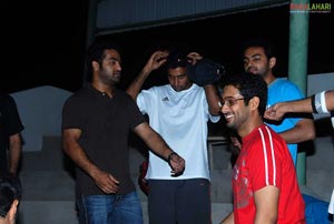 Tollywood Stars Practice Cricket