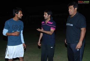 Tollywood Stars Practice Cricket