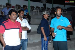 Tollywood Stars Practice Cricket