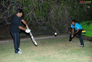 Tollywood Stars Practice Cricket