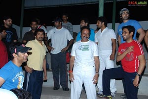 Tollywood Stars Practice Cricket