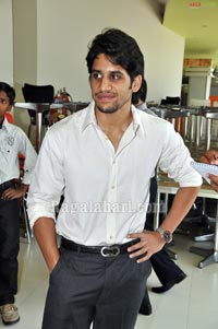 Naga Chaitanya Launches Opium Spa at Inorbit Mall