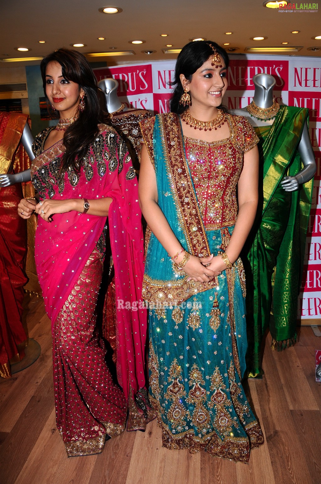 Sanjana, Shanthi Rao at Neeru's Bridal Collection 2010