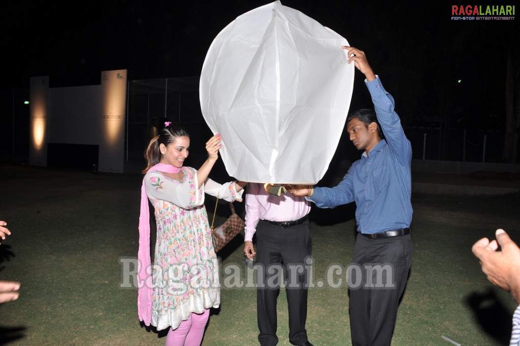 Sraddha Arya @ ‘I am a Survivor’ programme at Apollo Hospitals in Hyderabad.