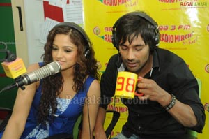 Varun Sandesh & Asmitha Sood at Radio Mirchi