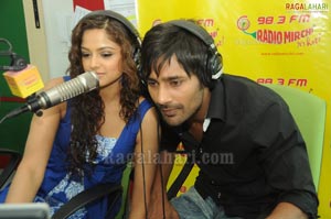 Varun Sandesh & Asmitha Sood at Radio Mirchi