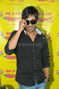 Varun Sandesh & Asmitha Sood at Radio Mirchi