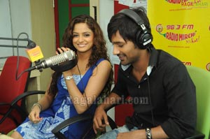 Varun Sandesh & Asmitha Sood at Radio Mirchi