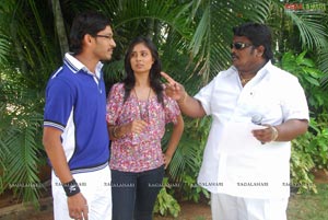 Bhanu Sri Mehra 2nd Film on the Sets