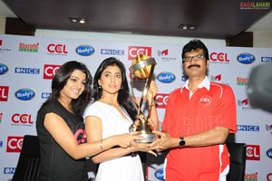 Celebrity Cricket League Trophy Launch
