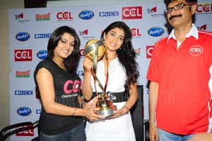 Celebrity Cricket League Trophy Launch