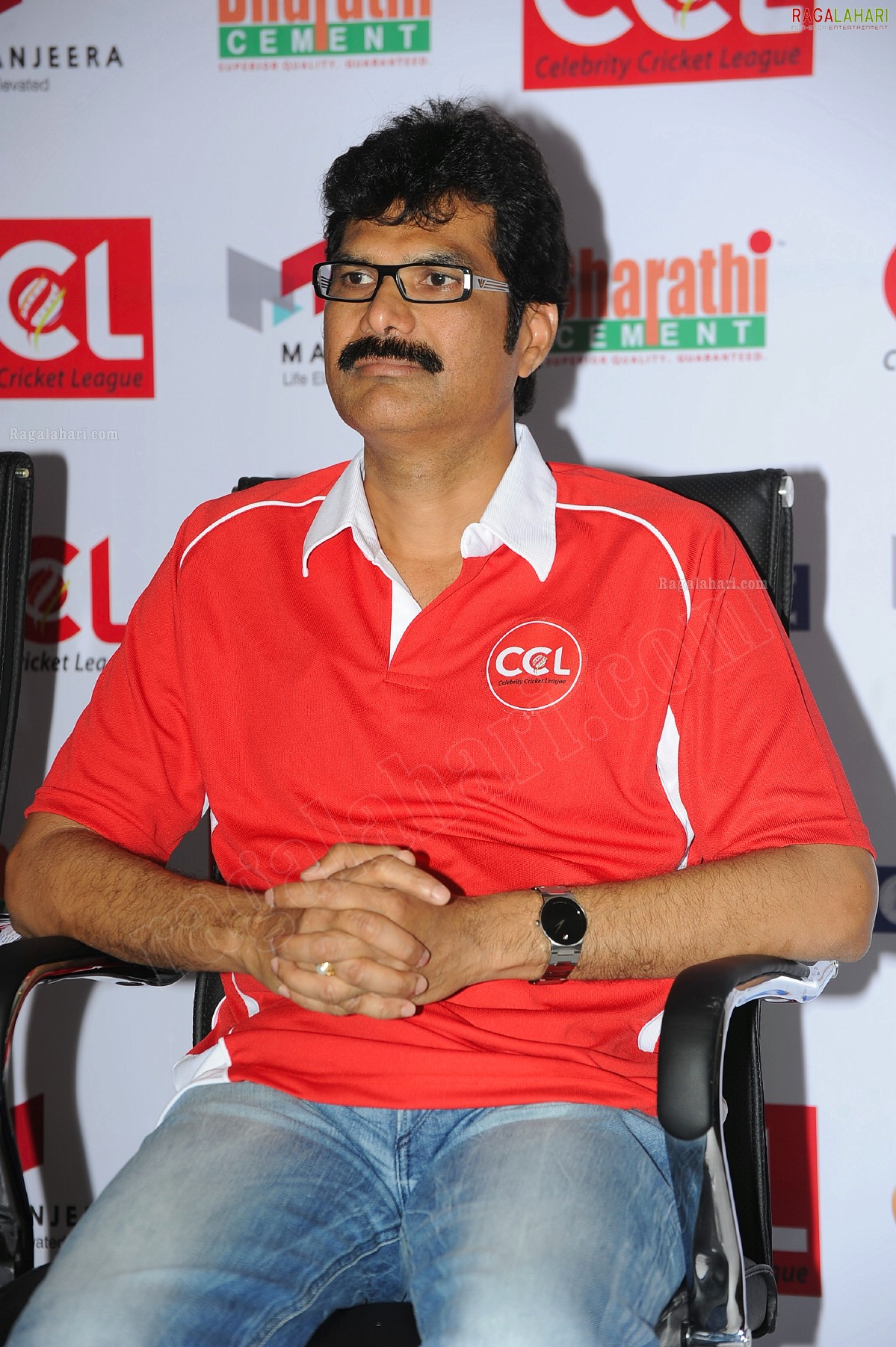 Celebrity Cricket League Trophy Launch