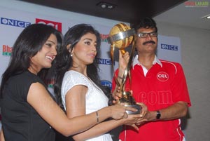 Celebrity Cricket League Trophy Launch