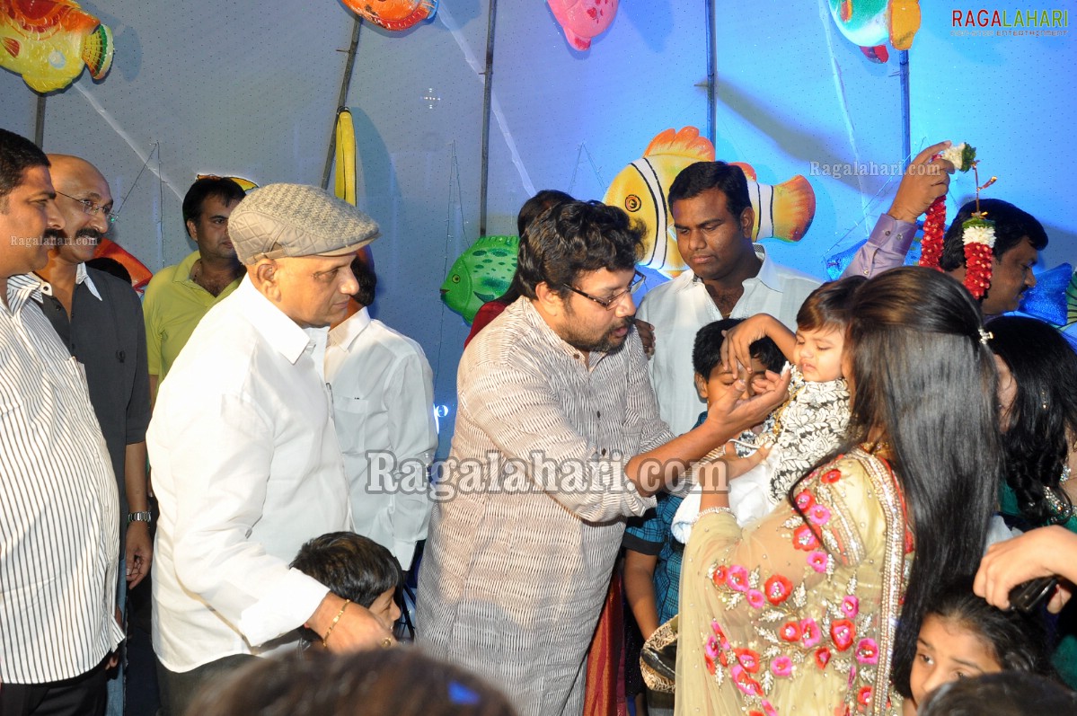 Mayor Karthika Reddy's Brother Mamidi Jagan Mohan Reddy and Thapasvi Reddy's Son Bhavish Reddy 1st Birthday Function