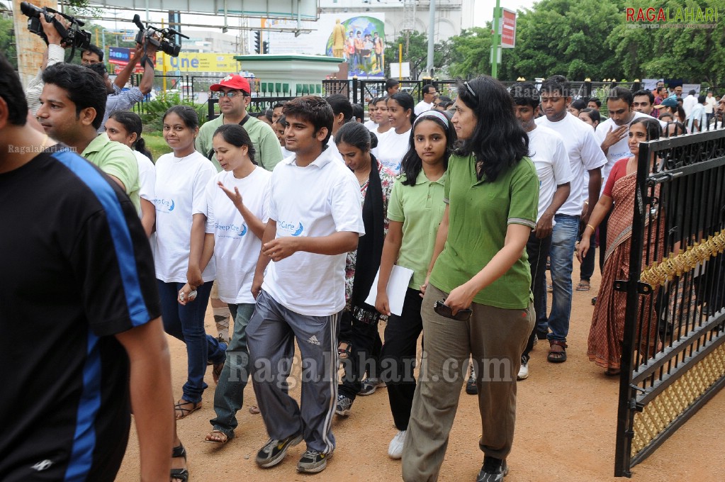 Sleep Care Rally at KBR Park, Hyd